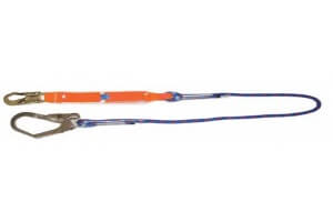1.8m Shock Absorbing Rope Lanyard with Scaffold Hook CODE-3063